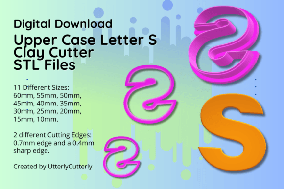 A Bundle of Upper Case Letter S Alphabet