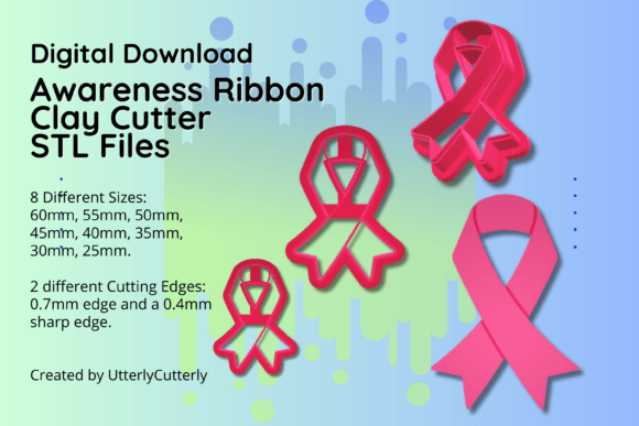 Clay Cutter STL File Breast Cancer Ribbon: A Versatile Tool for Creative Expression and Awareness