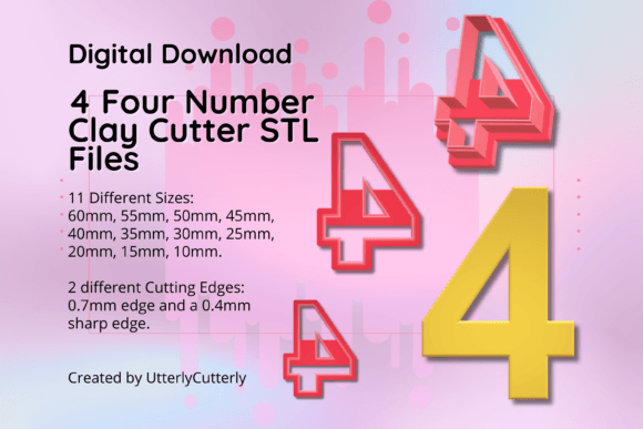 Clay Cutter STL File Number Four 4: Optimizing Your Digital Download for Professional Results