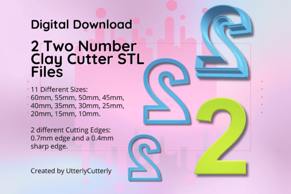 Clay Cutter STL File Number Two 2 Design Guide