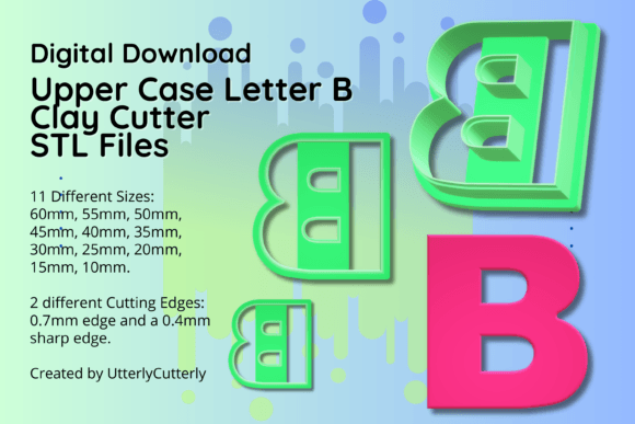 Explore Creativity with Letter B Clay Cutters