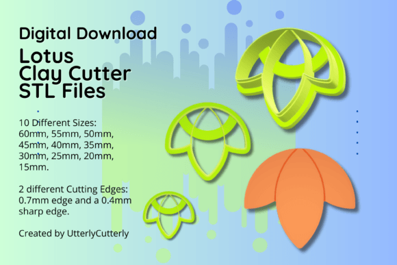 Explore Creativity with Lotus Flower Earring Cutters