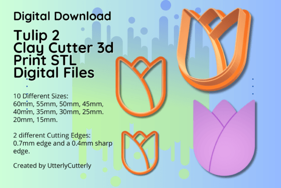 Mastering Polymer Clay Jewelry: A Guide to the Tulip 2 STL Cutter Bundle