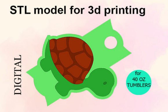 Optimizing a Turtle 40 OZ Tumbler STL File for Custom 3D Printing and Personalization