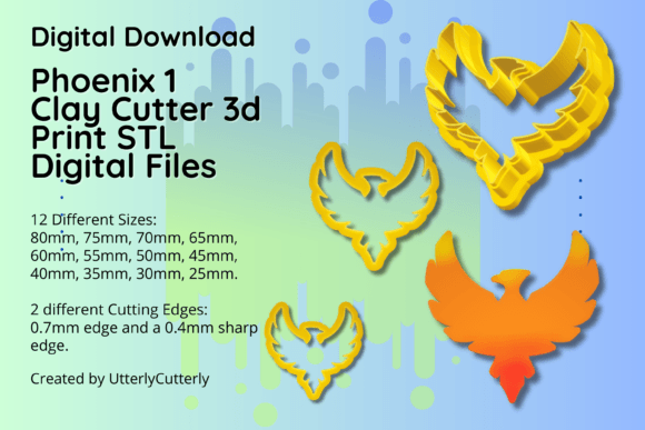 Phoenix Mythical Clay Cutters: A Digital Delight