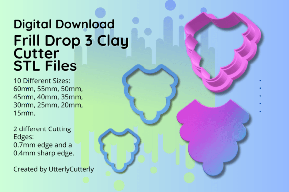Strategic Use of the Clay Cutter STL File Frill Drop 3- Earring for Creative and Business Success