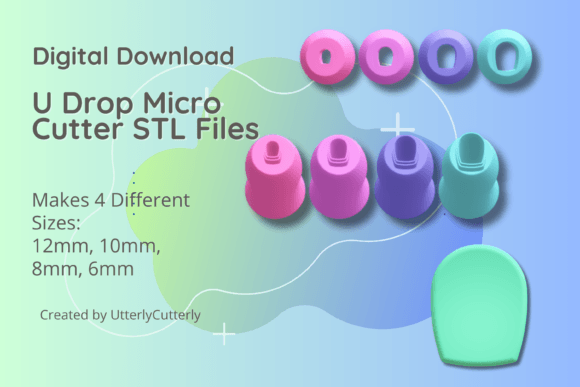 Unlock Your Creativity with U Drop Micro Cutter STL Files: A Versatile Tool for Crafting and Baking