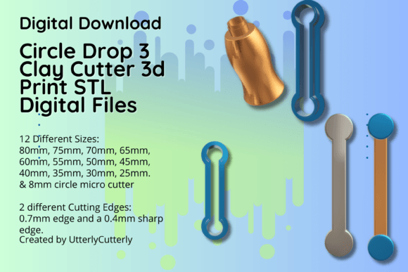 Unlocking Creativity and Efficiency with the Clay Cutter STL Circle Drop 3 3D Print File