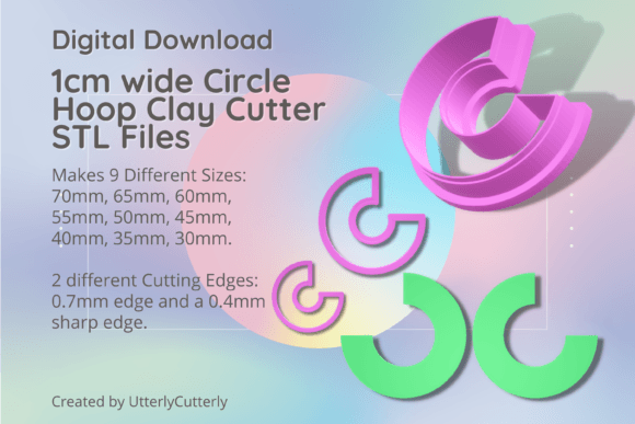 Unlocking Creativity with the 1cm Wide Circle Hoop Clay Cutter