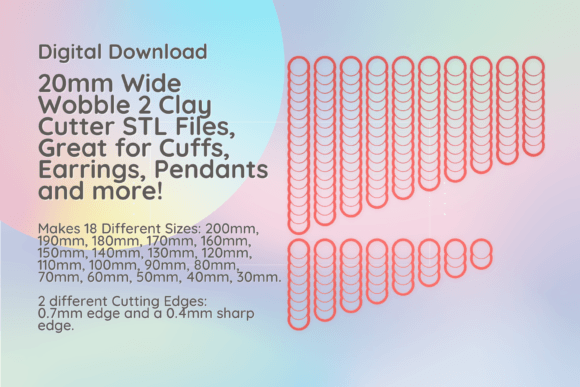 Unlocking Creativity with the 20mm Wobble Clay Cutter 2 - Geometric STL